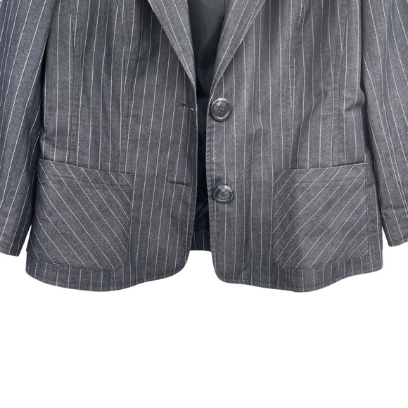 Will Smith Pinstripe Two Piece Suit Gray Size 10 - Picture 5 of 16